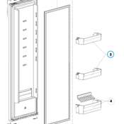 Balconnet réfrigérateur dométic RML 10.4