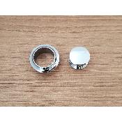 Bouton de meuble chrome ROND