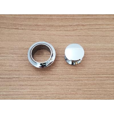 Bouton de meuble chrome ROND